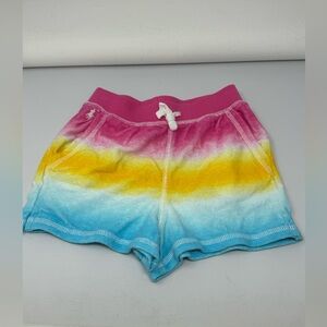 NWOT Polo Ralph Lauren Girls Shorts Colorful Pastel Tie Dye Size 6 Y0